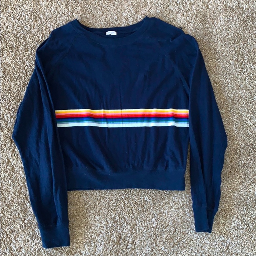 Brandy Melville rainbow long sleeve top